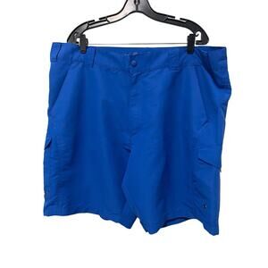 Bimini‎ Bay Outfitters Shorts Men’s Sz 42 Royal Blue Poly Cargo